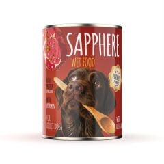Sapphere Kırmızı Etli Yetişkin Köpek Maması Konserve 400 Gr 1872 Adet (1 PALET)