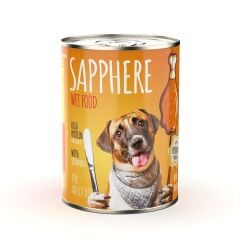 Sapphere Kümes Hayvanlı Yetişkin Köpek Maması Konserve 400 Gr 1872 Adet (1 PALET)