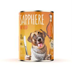 Sapphere Kümes Hayvanlı Yetişkin Köpek Maması Konserve 400 Gr 1872 Adet (1 PALET)