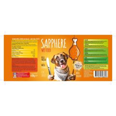 Sapphere Kümes Hayvanlı Yetişkin Köpek Maması Konserve 400 Gr 1872 Adet (1 PALET)