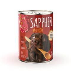 Sapphere Karışık (Kırmızı Etli - Kümes Hayvanlı - Balıklı) Yetişkin Köpek Maması Konserve 400 Gr 1872 Adet (1 PALET)