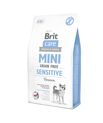 Brit Care Mini ırk Sensıtıve Geyikli veTahılsız Yetişkin Köpek Maması 2 kg