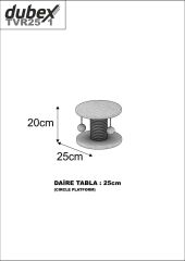 Dubex 20x25 cm Kedi Tırmalama Platformu Beyaz