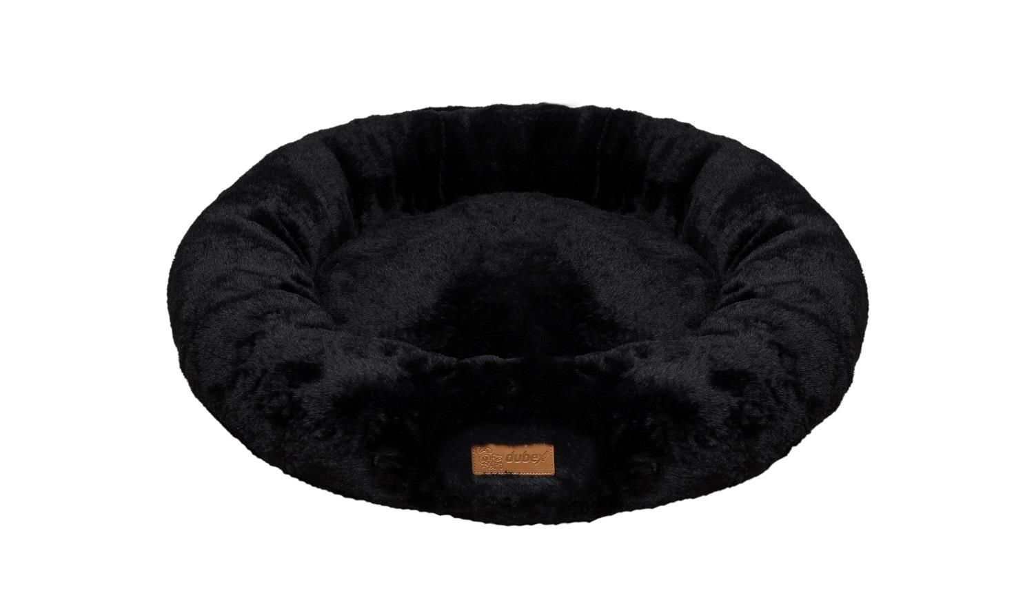 Dubex Brownie Circle Kedi Köpek Yatağı Siyah Large 65x20 cm