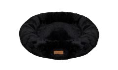 Dubex Brownie Circle Kedi Köpek Yatağı Siyah Large 65x20 cm