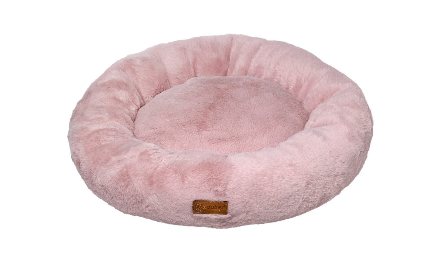 Dubex Brownie Circle Kedi Köpek Yatağı Pembe Large 65x20 cm