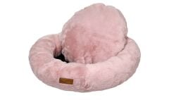 Dubex Brownie Circle Kedi Köpek Yatağı Pembe Large 65x20 cm