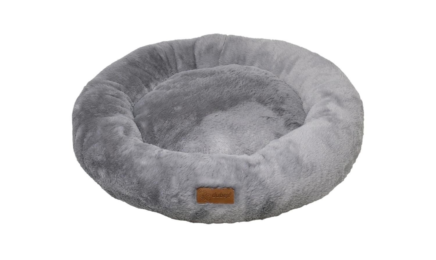 Dubex Brownie Circle Kedi Köpek Yatağı Gri Medium 55x20 cm