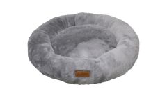 Dubex Brownie Circle Kedi Köpek Yatağı Gri Medium 55x20 cm