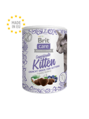 Brit Care Superfruits Hindistan Cevizli ve Yabanmersinli Kıtır Yavru Kedi Ödül Maması 100 gr