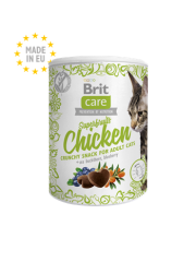 Brit Care Superfruits Tavuklu ve Yabanmersinli Kıtır Kedi Ödül Maması 100 gr