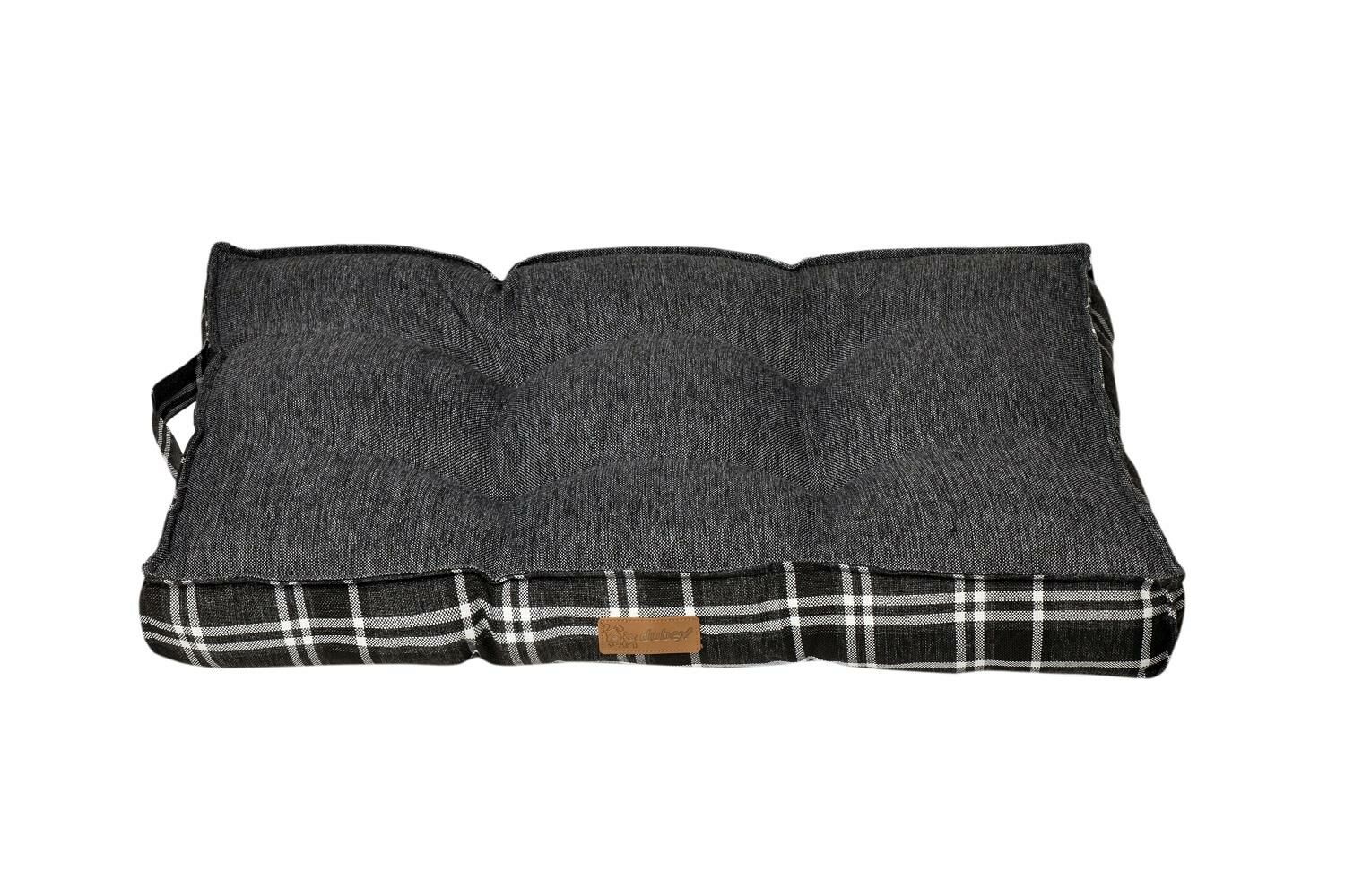 Dubex Premium British Cushion Kedi Köpek Yatağı Gri Small 48x37x10 cm