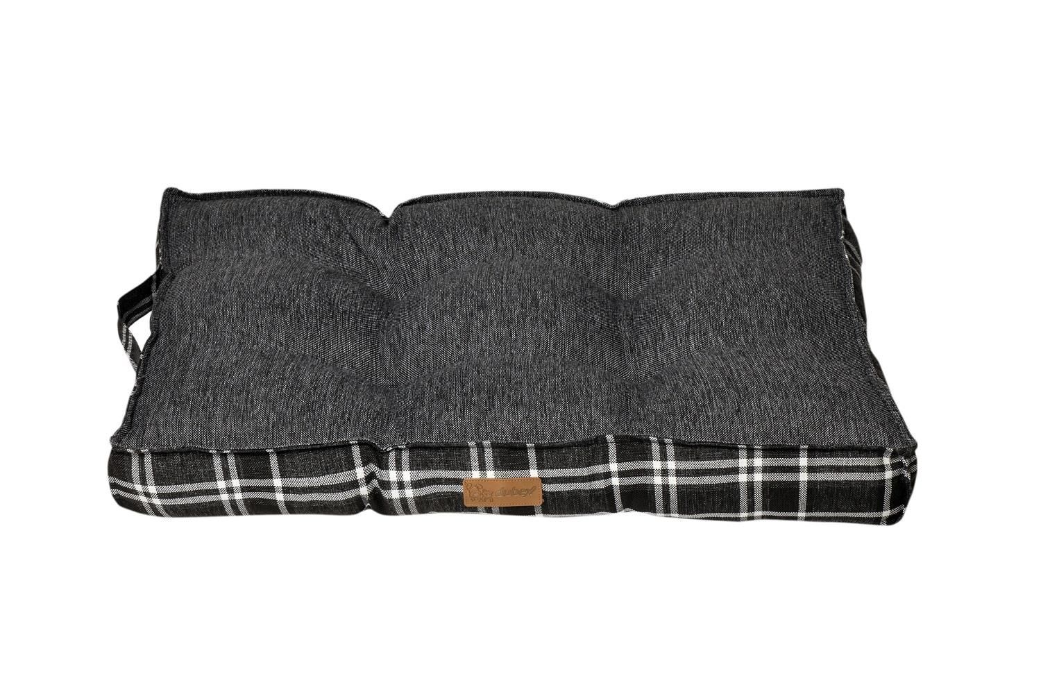 Dubex Premium British Cushion Kedi Köpek Gri Yatağı Medium 72x47x10 cm