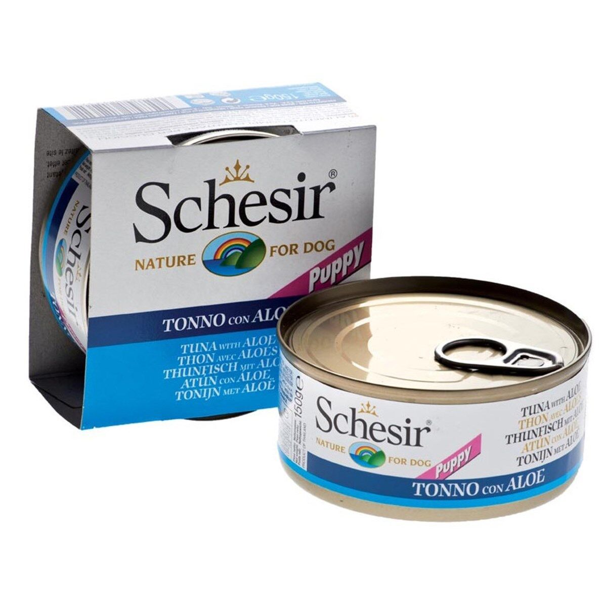 Schesir Jel Ton Balıklı ve Aloeveralı Köpek Konserve 150 Gr