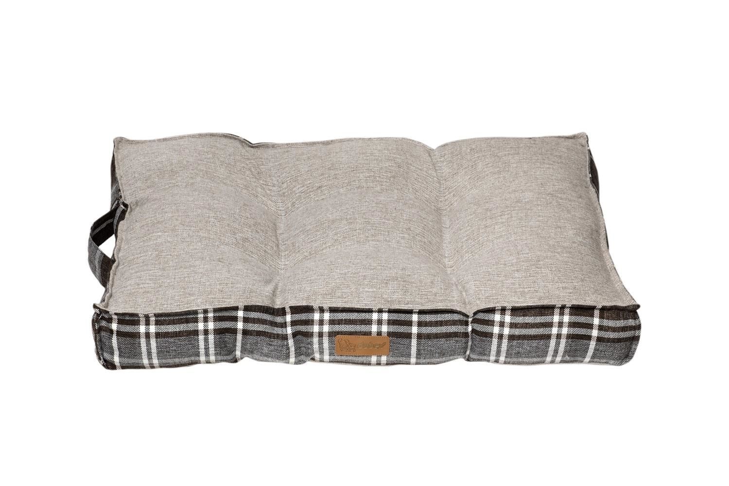 Dubex Premium British Cushion Kedi Köpek Yatağı Kum Large 85x68x13 cm