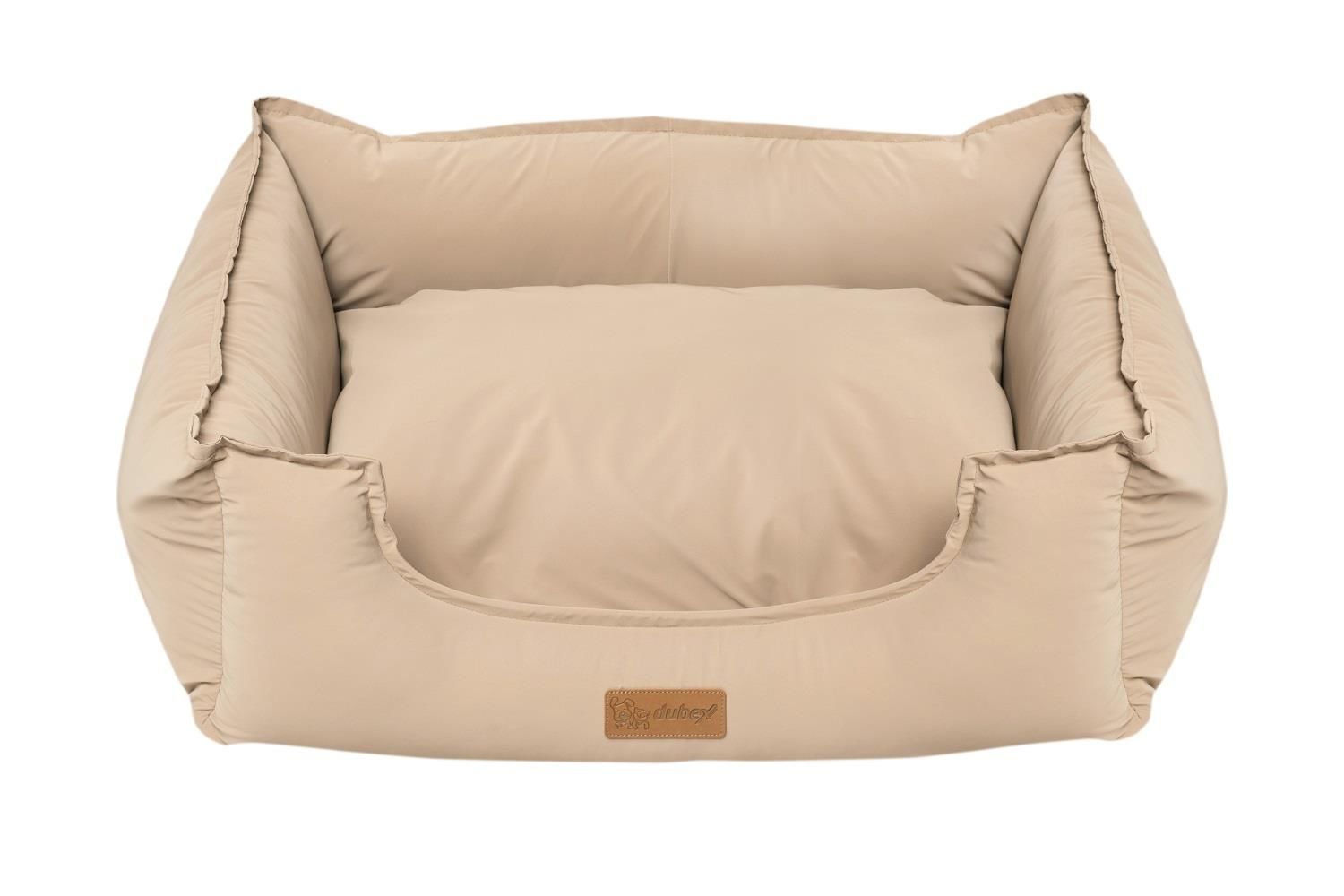 Dubex Premium Mochi Kedi Köpek Yatağı Bej Small 60x50x19 cm