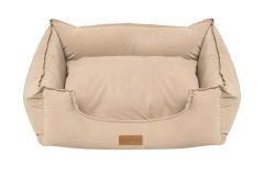 Dubex Premium Mochi Kedi Köpek Yatağı Bej Small 60x50x19 cm