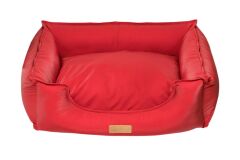 Dubex Premium Mochi Kedi Köpek Yatağı Kırmızı Small 60x50x19 cm