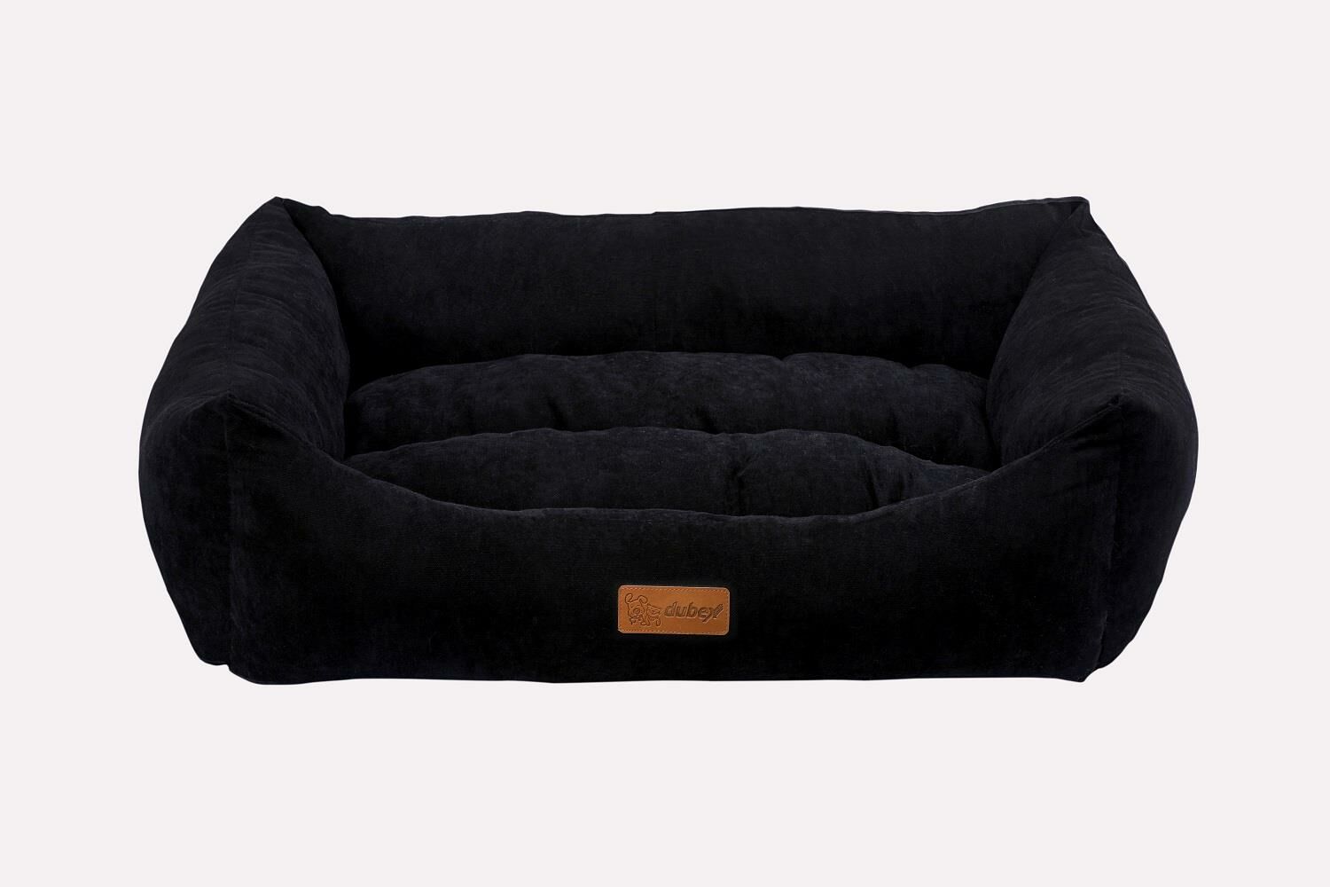 Dubex Cookie Kedi Köpek Yatağı Siyah Large 95x75x22 cm