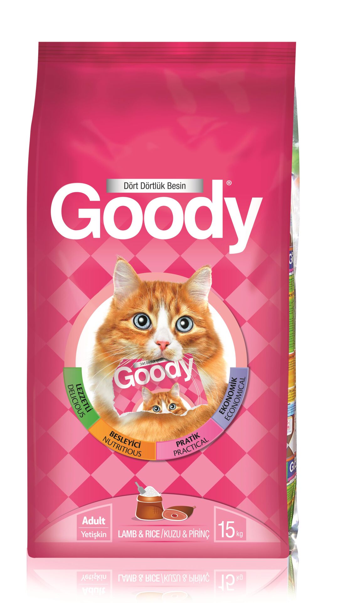 Goody Lamb Kuzulu Yetişkin Kedi Maması 15 Kg