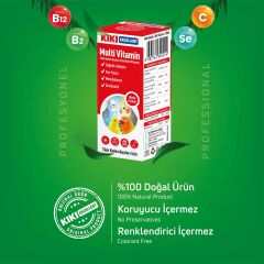 KIKI Excellent Kuş Multi Vitamin 25 ml. 16 Adet (Kutu)