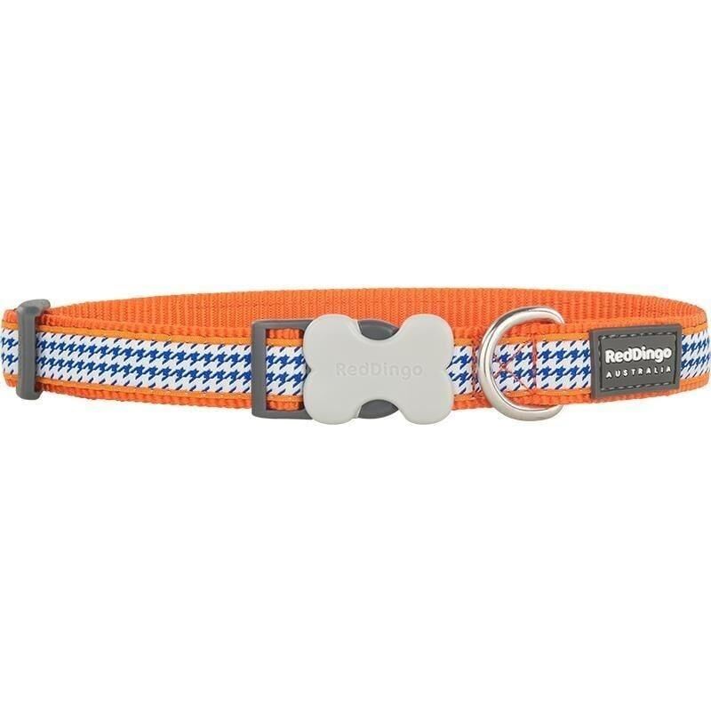 Reddingo Fang It Desenli Köpek Boyun Tasması Turuncu - 20 mm (M)