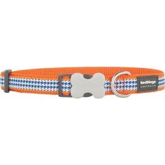 Reddingo Fang It Desenli Köpek Boyun Tasması Turuncu - 20 mm (M)