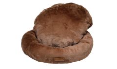 Dubex Brownie Circle Kedi Köpek Yatağı Kahverengi Medium 55x20 cm