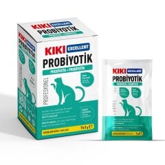 KIKI Excellent Kedi Probiyotik & Prebiyotik Saşe 1 gr. 7 Adet (Kutu)