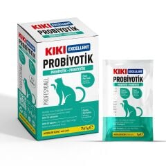 KIKI Excellent Kedi Probiyotik & Prebiyotik Saşe 1 gr. 7 Adet (Kutu)