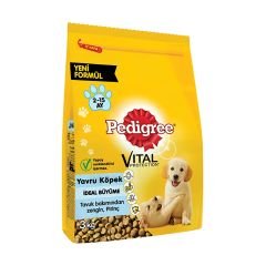 Pedigree Kümes Hayvanlı ve Pirinçli Yavru Kuru Köpek Maması 3 Kg