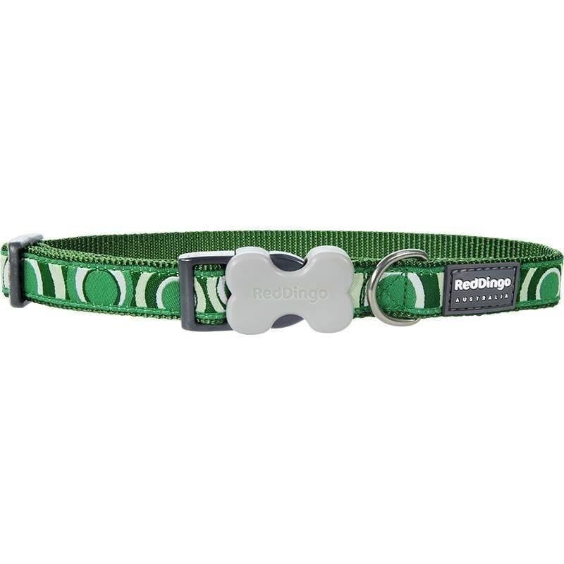 Reddingo Circadelic Desenli Köpek Boyun Tasması Yeşil - 25 mm (L)