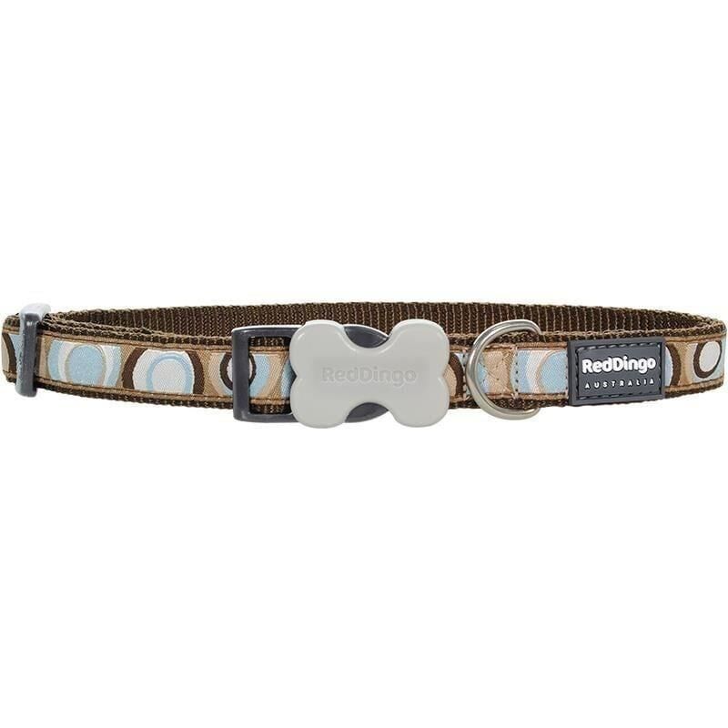 Reddingo Circadelic Desenli Köpek Boyun Tasması 20 mm (M) - Kahverengi