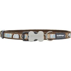 Reddingo Circadelic Desenli Köpek Boyun Tasması 20 mm (M) - Kahverengi