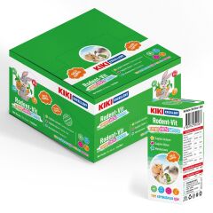 KIKI Excellent Kemirgen Rodent-Vit Vitamin Desteği 25 ml. 16 Adet (Kutu)
