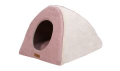 Dubex Pyramid Kedi Köpek Yatağı Pembe 40x40x40 Cm