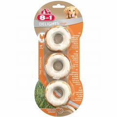 8in1 Delights Bones Tavuklu Halka Ağız Bakım Kemik Köpek Ödülü 119 Gr