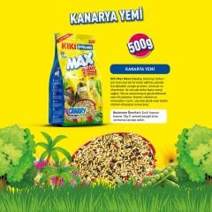 KIKI Excellent Kuş Max Menu Canary Kanarya Yemi 500 gr. 12 Adet (Kutu)