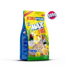 KIKI Excellent Kuş Max Menu Finches Tropikal Finç Yemi 500 gr. 12 Adet (Kutu)