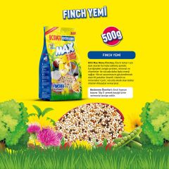 KIKI Excellent Kuş Max Menu Finches Tropikal Finç Yemi 500 gr. 12 Adet (Kutu)