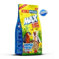 KIKI Excellent Kuş Max Menu European Finches Avrupalı Finç Yemi 1000 gr. 8 Adet (Kutu)