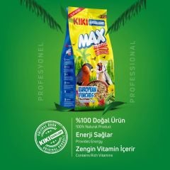 KIKI Excellent Kuş Max Menu European Finches Avrupalı Finç Yemi 1000 gr. 8 Adet (Kutu)