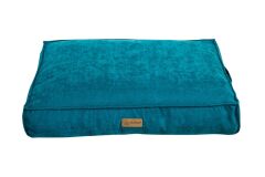 Dubex Plus Soft Serisi Kedi Köpek Yatağı Turkuaz Medium 76x56x13 cm