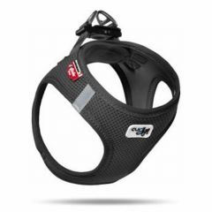 Curli Vest Köpek Göğüs Tasması Air-Mesh Black 2XS