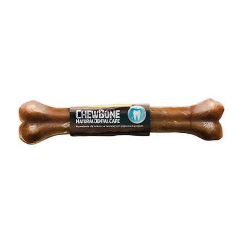 GimDog Mordimi Natürel Press Kemik Köpek Ödülü Tekli 16 Cm