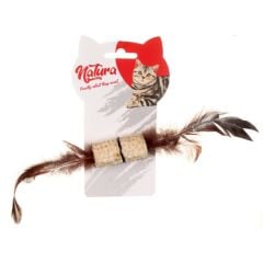 Natura Tüylü Diş Kaşıma Kedi Oyuncak 25 Cm