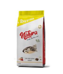 Natura Düşük Tahıllı Somon, Hamsi _ Böğürtlen Kısır Kedi Maması 8+2 Kg