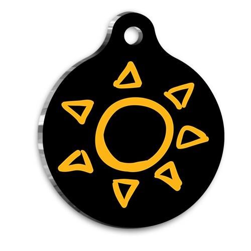 PetTagArt Qr Smart ID Güneş Kedi Köpek Künyesi