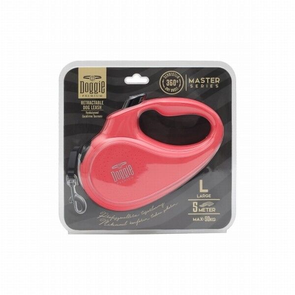 Doggie Otomatik Köpek Tasması Master Seri Large Pembe