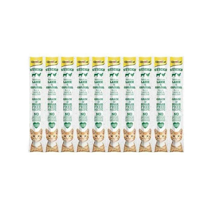 Gimcat Kedi Ödül Çubuğu Kuzu - Tavuk Etli 50 Gr. 10 lu